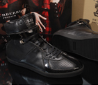 LEATHER HIGH-TOP TRAINER 37326551