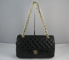 Chanel Black color with Gold chain