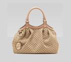 'sukey' medium tote with detachable interlocking G 211944 FAGEG 8594
