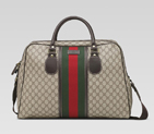 carry-on duffel with signature web detail 201479 FCIZG 8501