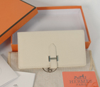 Hermes 2 fold wallet clemence leather in Beige H2WLSLB
