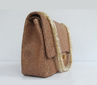 Chanel Flap Bag Quilted Ancient-Apricot Leather with Gold Chain 48102 48102