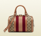 vintage web original GG canvas boston bag 269876 FWCZG 8656