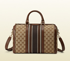 vintage web original GG canvas boston bag 247205 F4CKG 8917
